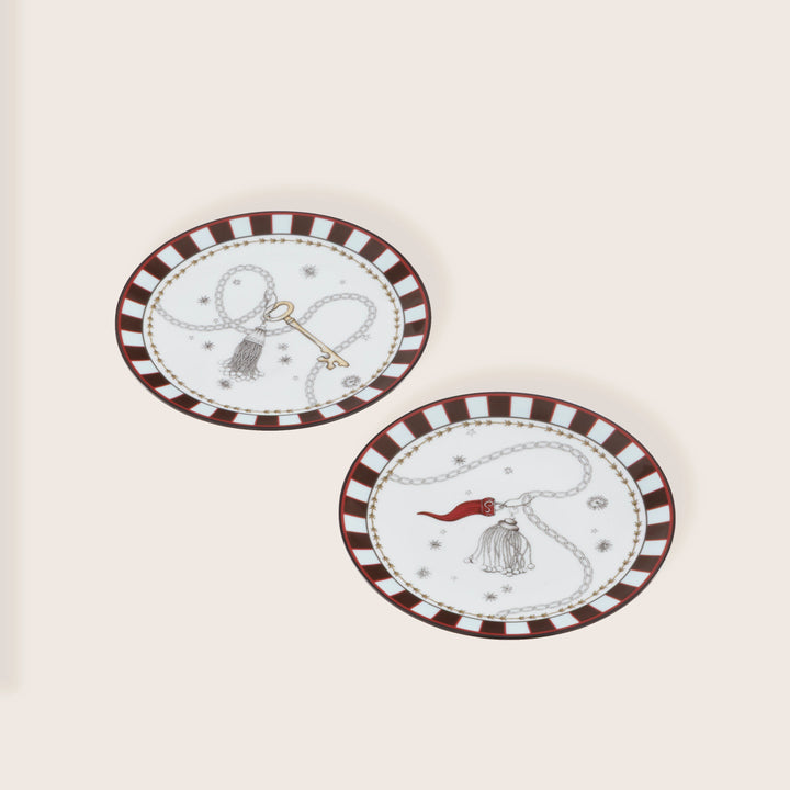 Image for Venezia Set of 2 mini Plates cm 16 in. 6,3