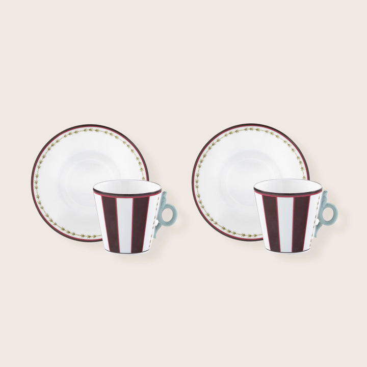 Image for Espresso Set for 2 with Triton Shaped handle cc 80 oz. 2,7