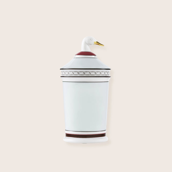 Image for Jar with goose Lid cm 21 in. 8,2