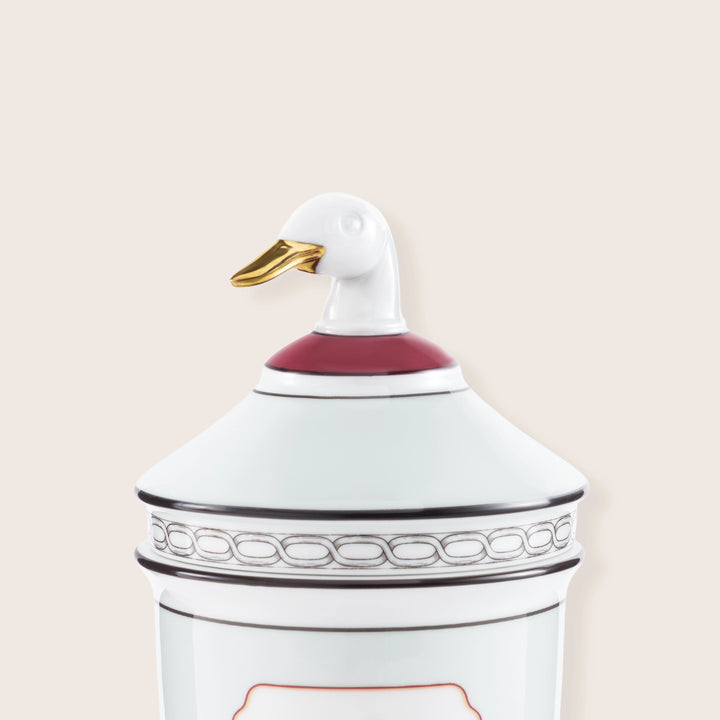 Image for Jar with goose Lid cm 21 in. 8,2
