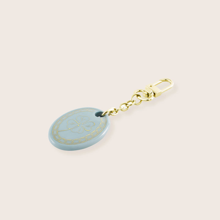 Image for Oval green porcellain Charm cm 5 in. 2