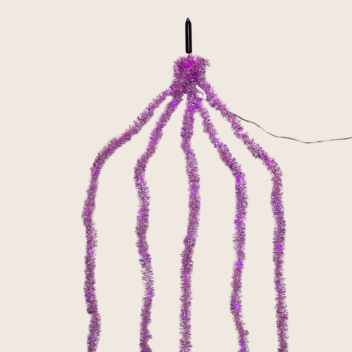Image for 6.5' Purple Iridescent Tinsel