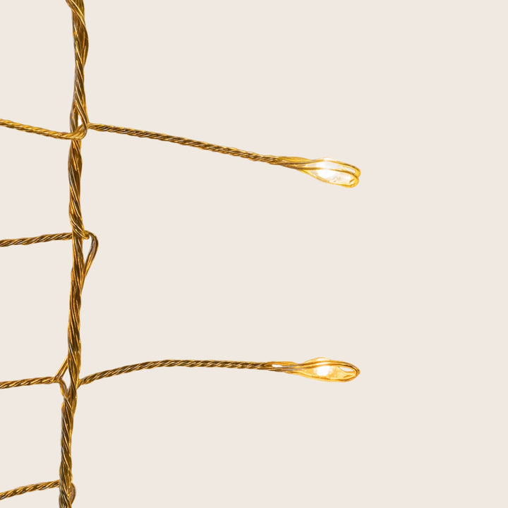 Image for 7.87'  Fairy Twinkle Lights on Gold Wire Garland