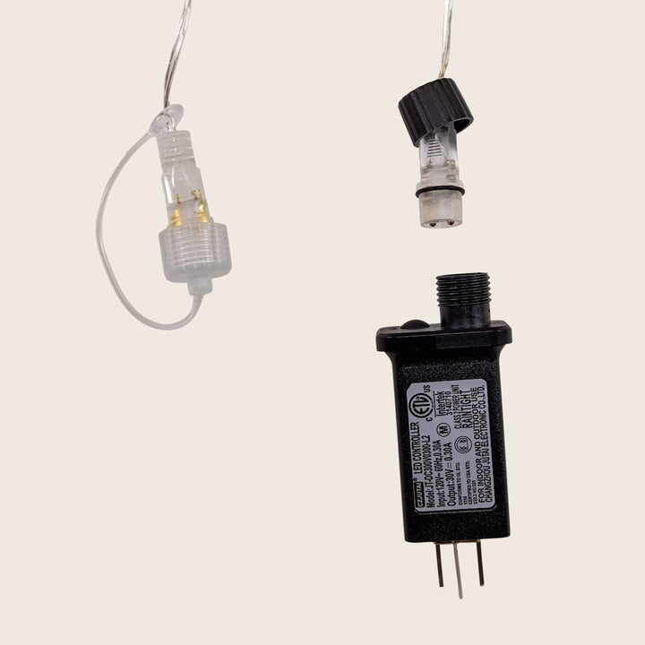 Image for 7.87'  Fairy Twinkle Lights on Silver Wire Garland