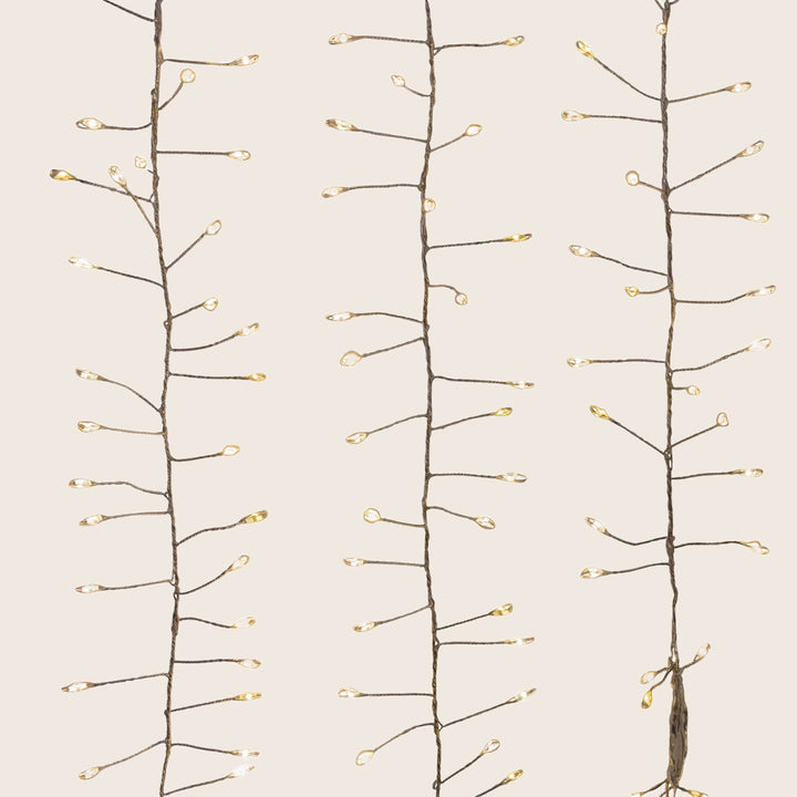 Image for 7.87'  Fairy Twinkle Lights on Silver Wire Garland