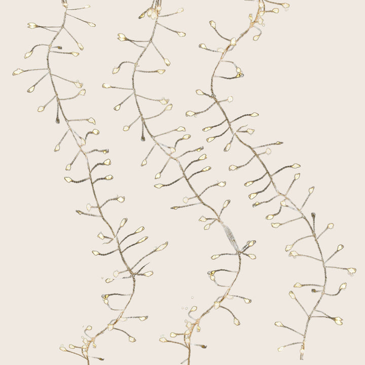 Image for 7.87'  Fairy Twinkle Lights on Silver Wire Garland