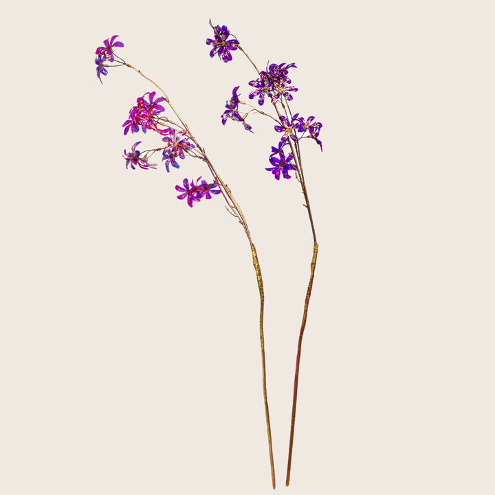 Image for Pink and Purple Iridescent Flower Branch Spray