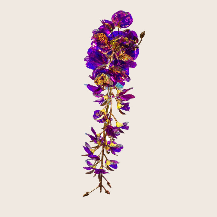 Image for Purple Iridescent Wisteria Branch Spray