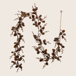 Image for 4' Glitter Pinecone Garland