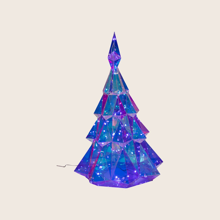Magical Iridescence Holographic Tabletop Christmas Tree