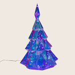 Image for Magical Iridescence Holographic Tabletop Christmas Tree