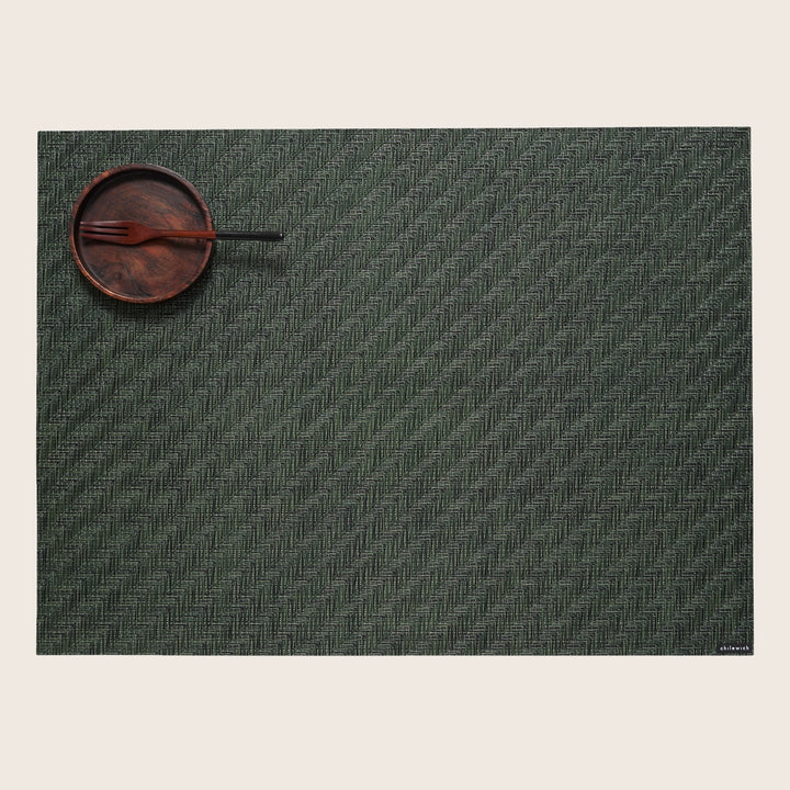 Foxtail Rectangular Placemat, Thyme