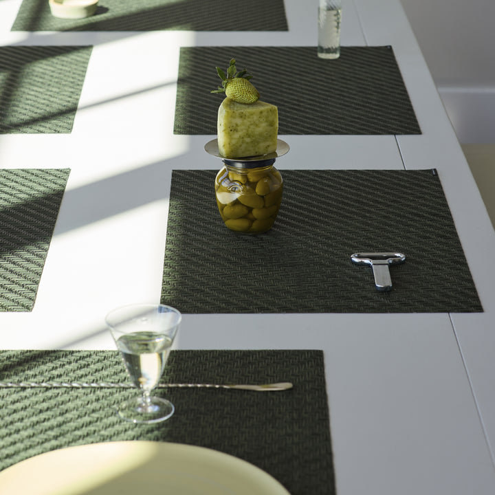 Foxtail Rectangular Placemat, Thyme