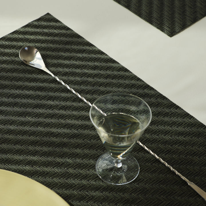 Foxtail Rectangular Placemat, Thyme