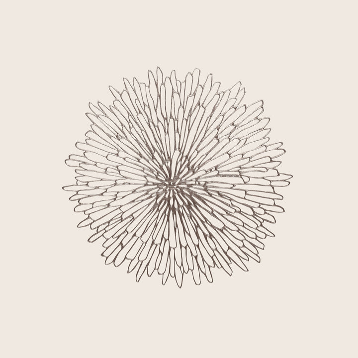 Image for Pressed Bloom Placemat, Gunmetal