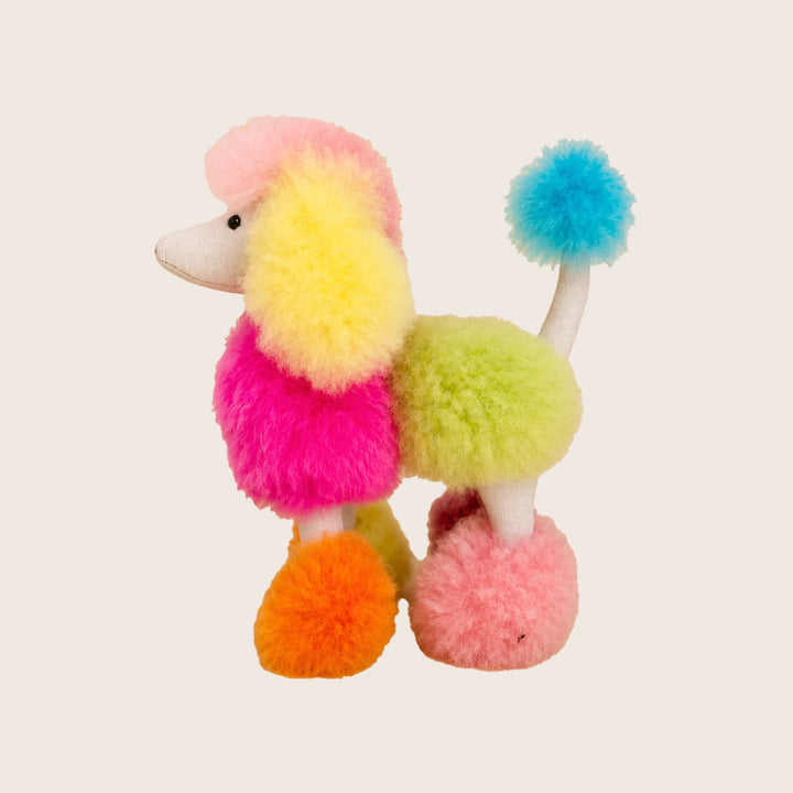 Rainbow Poodle Stuffed Animal