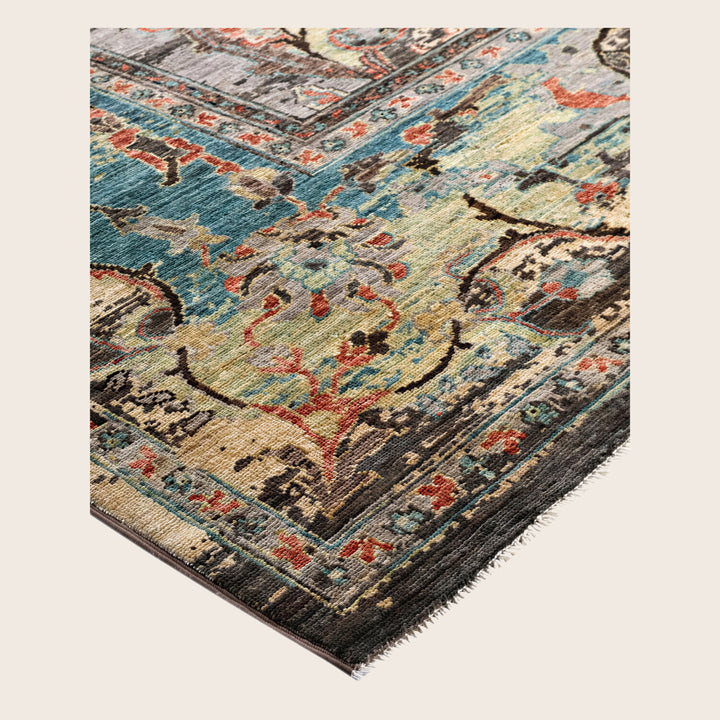 Image for Brown Soluna Traditional Wool Rug - 9'11" x 13'1