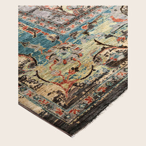 Image for Brown Soluna Traditional Wool Rug - 9'11" x 13'1 - hover