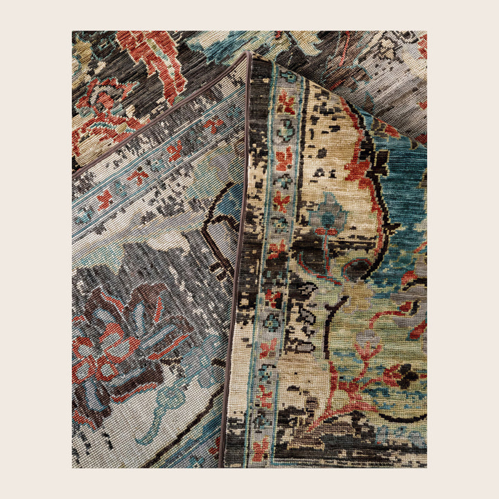 Image for Brown Soluna Traditional Wool Rug - 9'11" x 13'1
