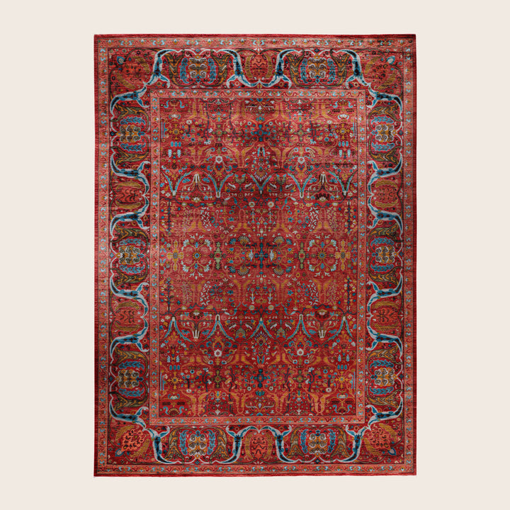 Image for Pink Soluna Traditional Wool Rug - 10'1" x 14'