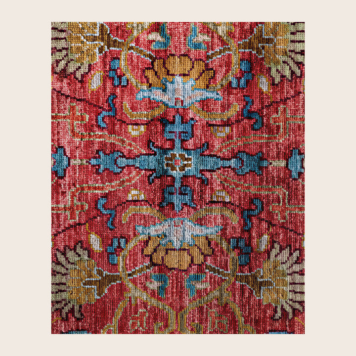Image for Pink Soluna Traditional Wool Rug - 10'1" x 14'