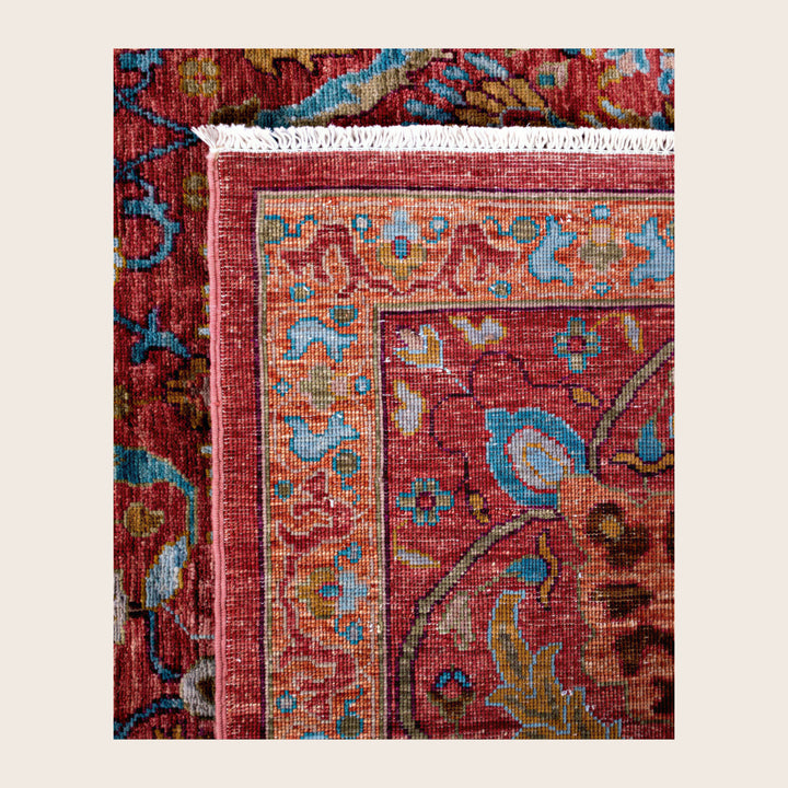 Image for Pink Soluna Traditional Wool Rug - 10'1" x 14'