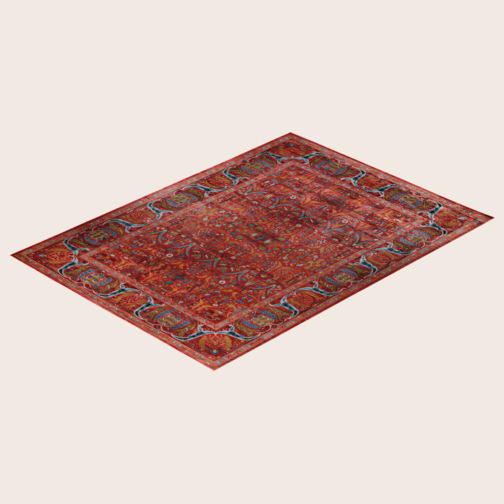 Image for Pink Soluna Traditional Wool Rug - 10'1" x 14'