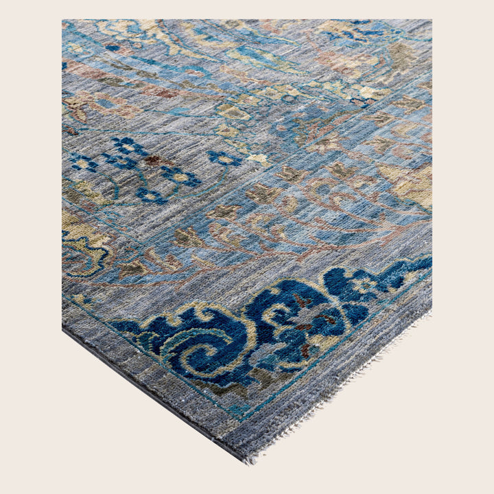 Image for Grey Soluna Traditional Wool Rug - 10' x 13'1