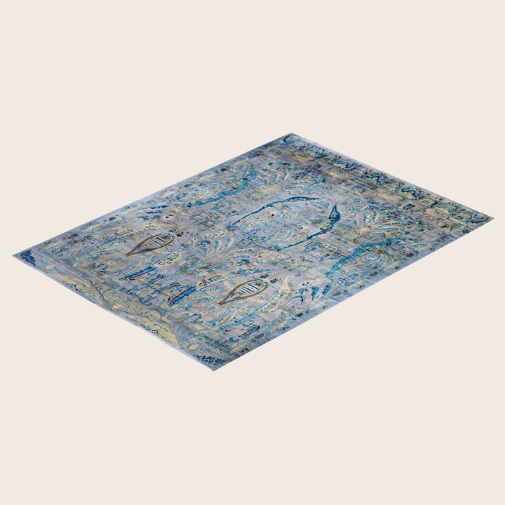 Image for Grey Soluna Traditional Wool Rug - 10' x 13'1