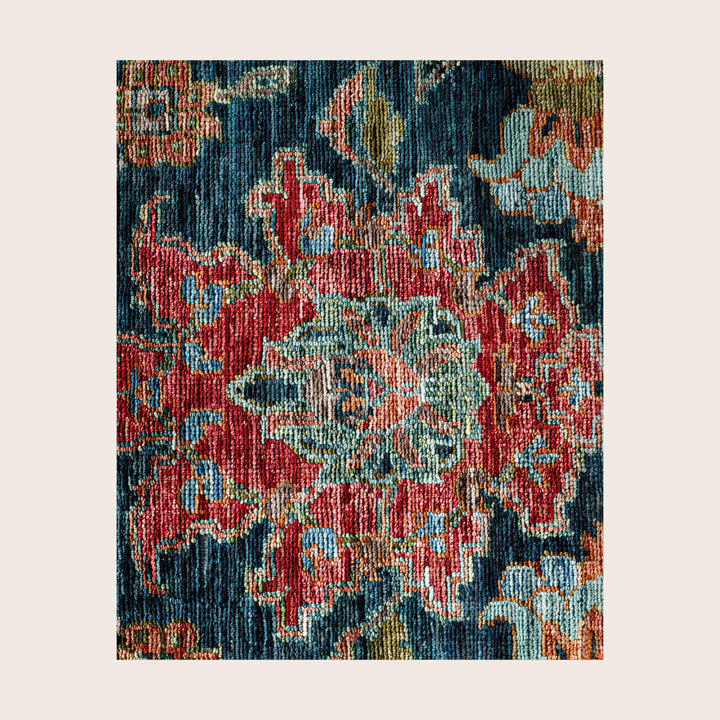 Image for Green Soluna Traditional Wool Rug - 10'1" x 14'2"