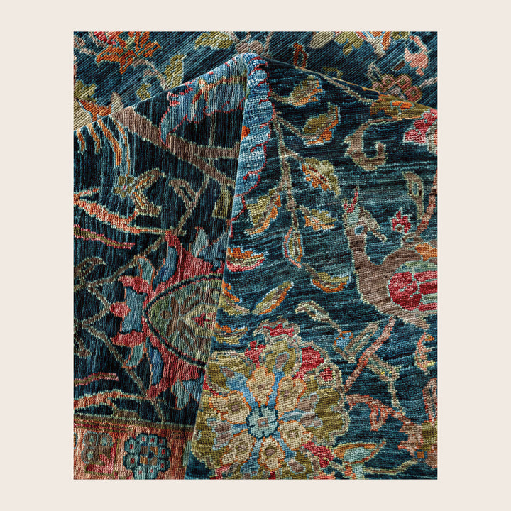 Image for Green Soluna Traditional Wool Rug - 10'1" x 14'2"