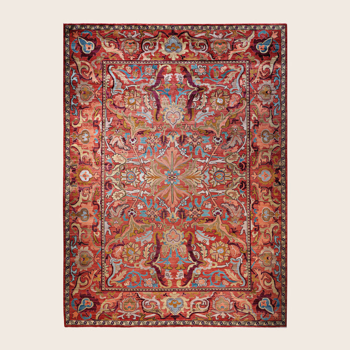 Image for Red Soluna Traditional Wool Rug - 10'1" x 13'11"