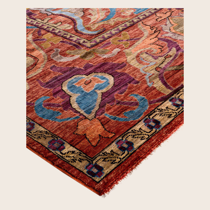 Image for Red Soluna Traditional Wool Rug - 10'1" x 13'11"