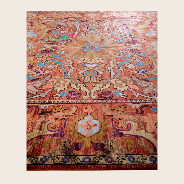 Image for Red Soluna Traditional Wool Rug - 10'1" x 13'11"