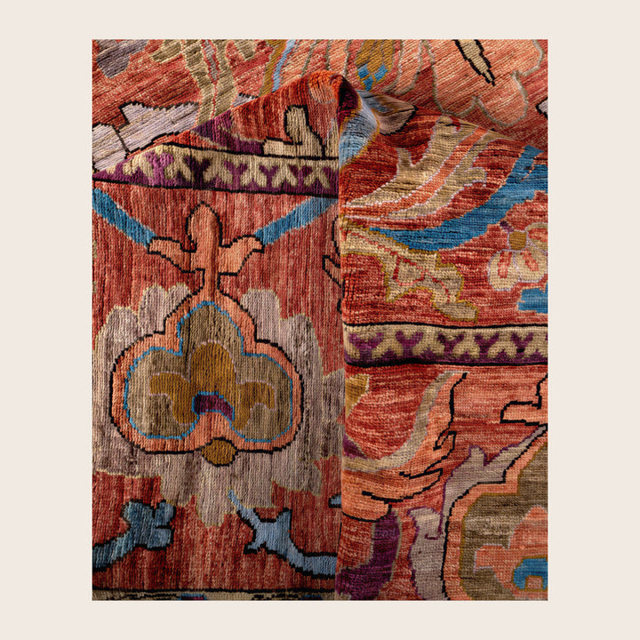 Image for Red Soluna Traditional Wool Rug - 10'1" x 13'11"