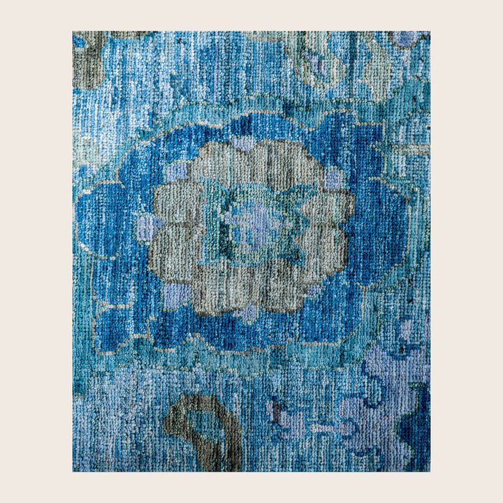Image for Blue Soluna Traditional Wool Rug - 10' x 13'1