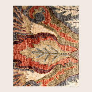 Image for Grey Soluna Traditional Wool Rug - 9' x 12'1" - hover