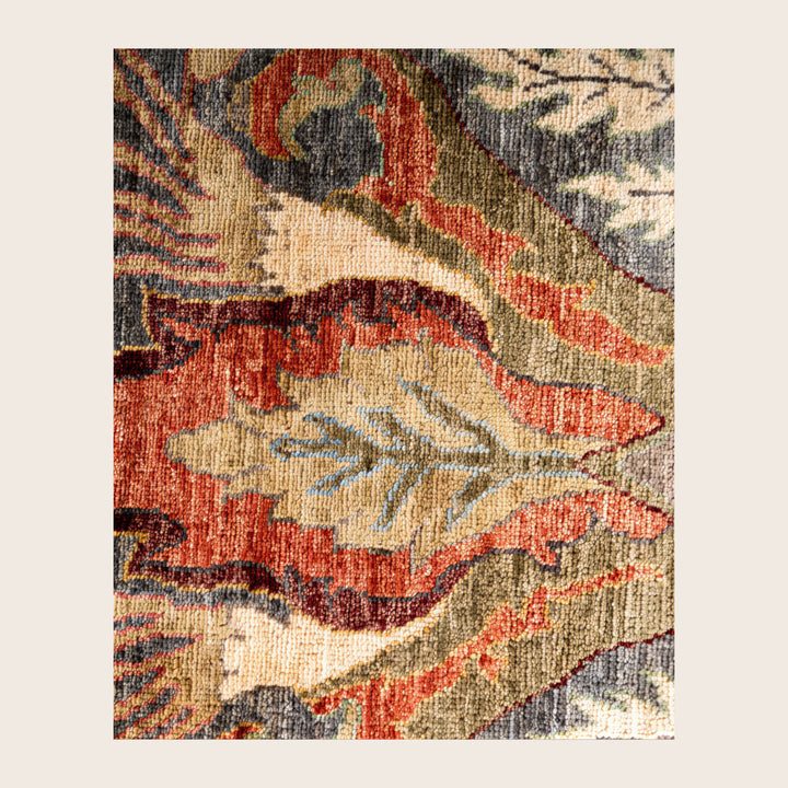 Image for Grey Soluna Traditional Wool Rug - 9' x 12'1"