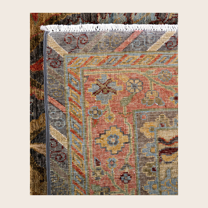 Image for Grey Soluna Traditional Wool Rug - 9' x 12'1"
