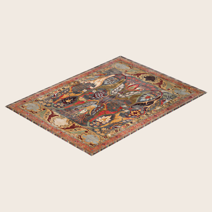 Image for Grey Soluna Traditional Wool Rug - 9' x 12'1"