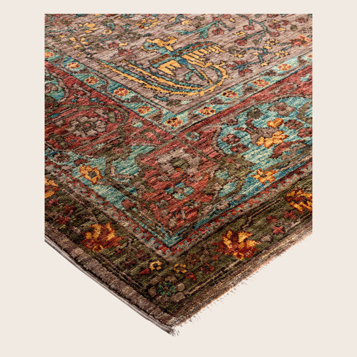 Image for Brown Soluna Traditional Wool Rug - 9'3" x 11'1