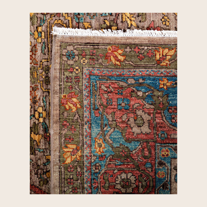 Image for Brown Soluna Traditional Wool Rug - 9'3" x 11'1