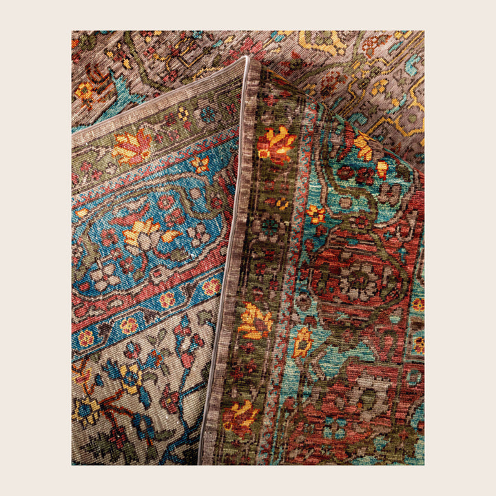 Image for Brown Soluna Traditional Wool Rug - 9'3" x 11'1