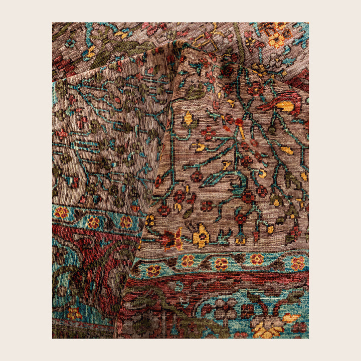 Image for Brown Soluna Traditional Wool Rug - 9'3" x 11'1