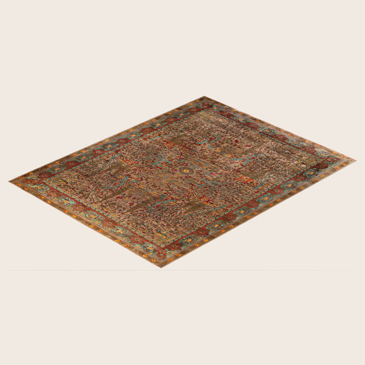 Image for Brown Soluna Traditional Wool Rug - 9'3" x 11'1