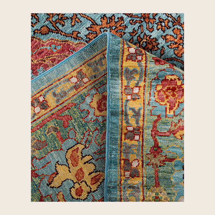 Image for Green Soluna Traditional Wool Rug - 8'1 x 11'8"