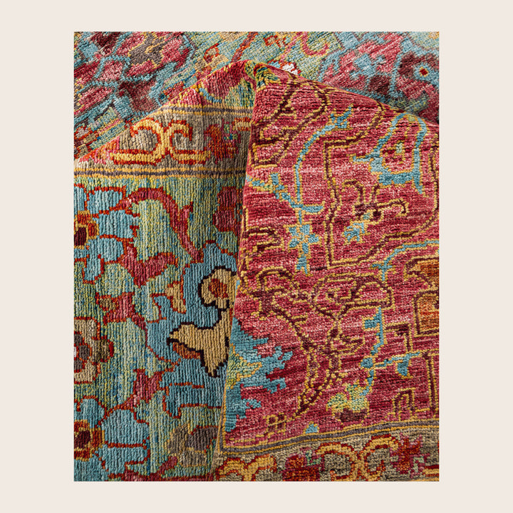 Image for Green Soluna Traditional Wool Rug - 8'1 x 11'8"