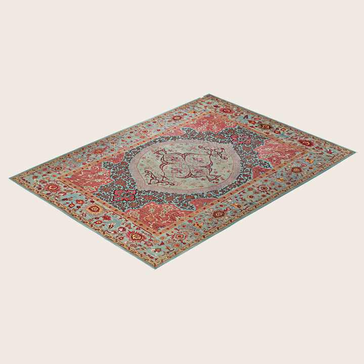 Image for Green Soluna Traditional Wool Rug - 8'1 x 11'8"
