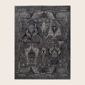 Image for Grey Soluna Traditional Wool Rug - 8'9" x 11'7"