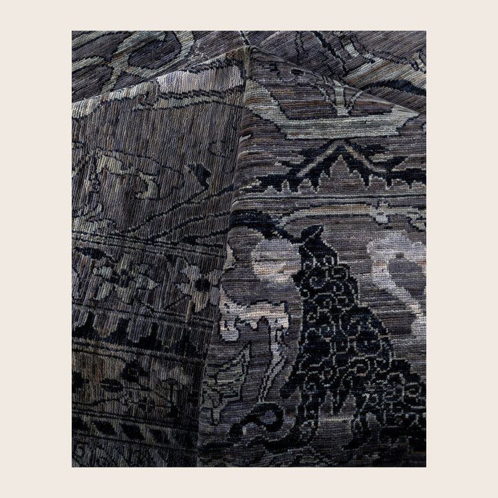 Image for Grey Soluna Traditional Wool Rug - 8'9" x 11'7"